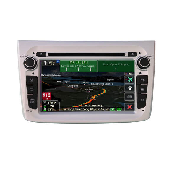 RNavigator RN4C-AR03 -  S9-AN - Multimedia Navigation GPS - ΟΕΜ 7'' Εργοστασιακού Τύπου Οθόνη - Alfa Romeo  Mito - Android 9.0 Pie - 4 πύρηνο - 1.5GHz  CPU Cortex-A35  PX3 Rockchip - 2gb Ram - 16gb Rom -  Caraudiosolutions